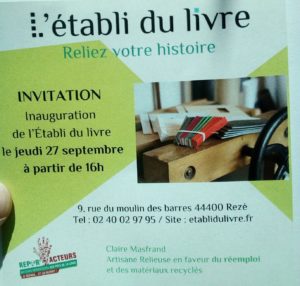 Flyer de l'inauguration